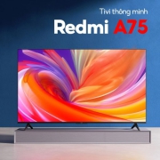 Tivi Xiaomi Redmi A75 75 inch- Màn hình 4K, tần số 120Hz, WiFi 2,4GHz/5GHz